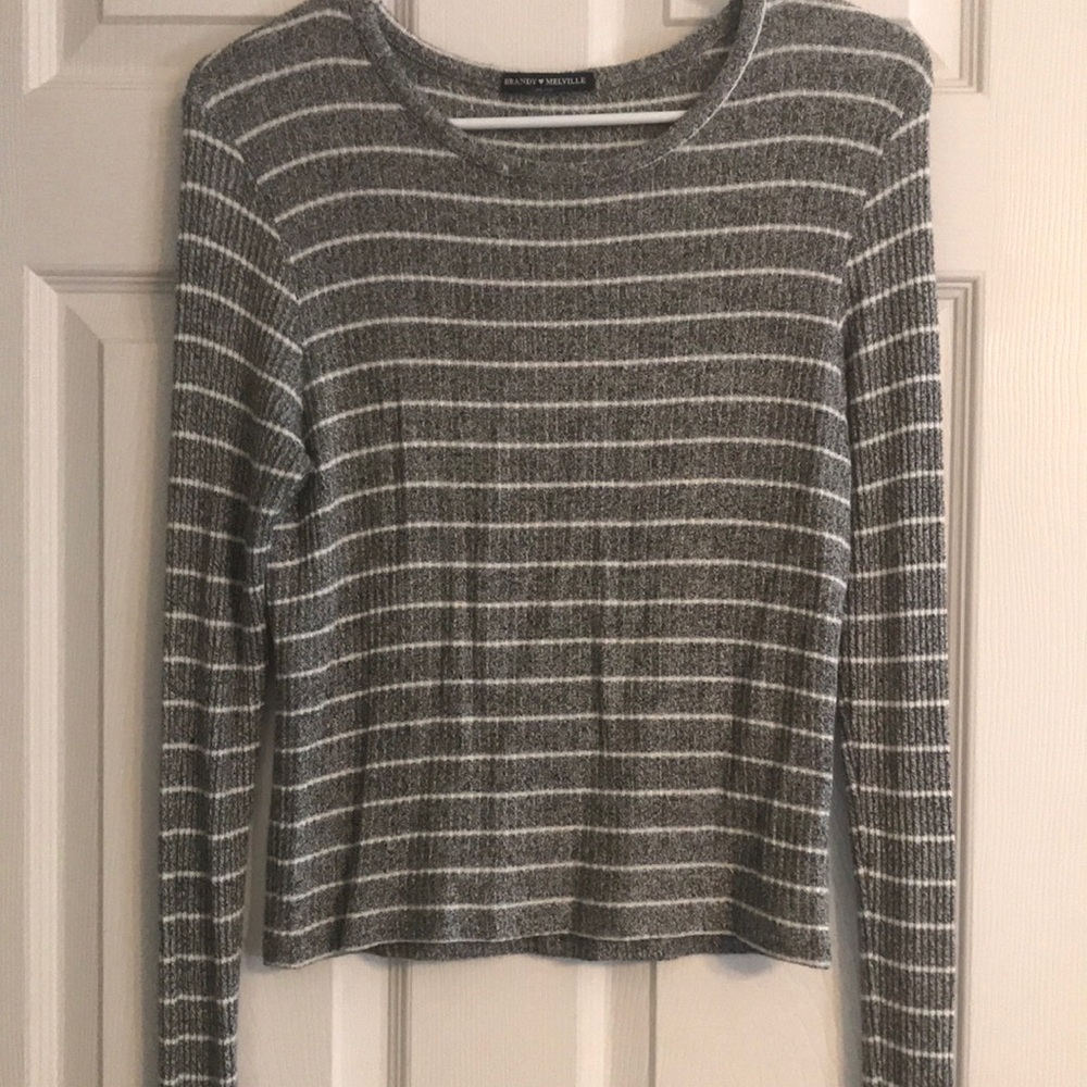 Long-sleeve striped shirt